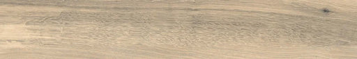 Piastrella per pavimento in gres porcellanato effetto legno tradizionale dal carattere rustico della collezione Timeless di Ceramica Rondine, formato 20x120 cm, colore Ecrù