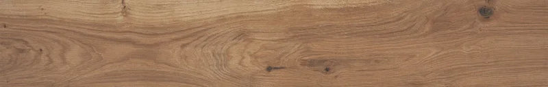 Piastrella per pavimento per esterni in gres porcellanato effetto legno tradizionale dal carattere rustico della collezione Timeless di Ceramica Rondine, formato 24x150 cm, colore Nut Grip