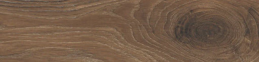 Piastrella per pavimento e rivestimento in gres porcellanato effetto mattoncino in legno della collezione Timeless di Ceramica Rondine, formato 7.5x45 cm, colore Nut