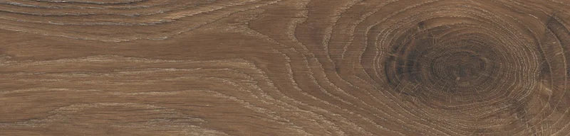 Piastrella per pavimento e rivestimento in gres porcellanato effetto mattoncino in legno della collezione Timeless di Ceramica Rondine, formato 7.5x45 cm, colore Nut