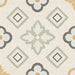 Piastrella per rivestimenti in gres porcellanato effetto mosaico, formato 120x120 cm, colore avorio, verde e nero, Two Decoro 02 di 41zero42