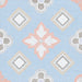 Piastrella per rivestimenti in gres porcellanato effetto mosaico, formato 120x120 cm, colore azzurro, rosa e bianco, Two Decoro 04 di 41zero42
