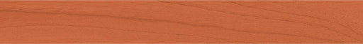 Dettaglio piastrella in gres porcellanato effetto legno della collezione Technicolor di 41zero42, formato 5x37, colore Red