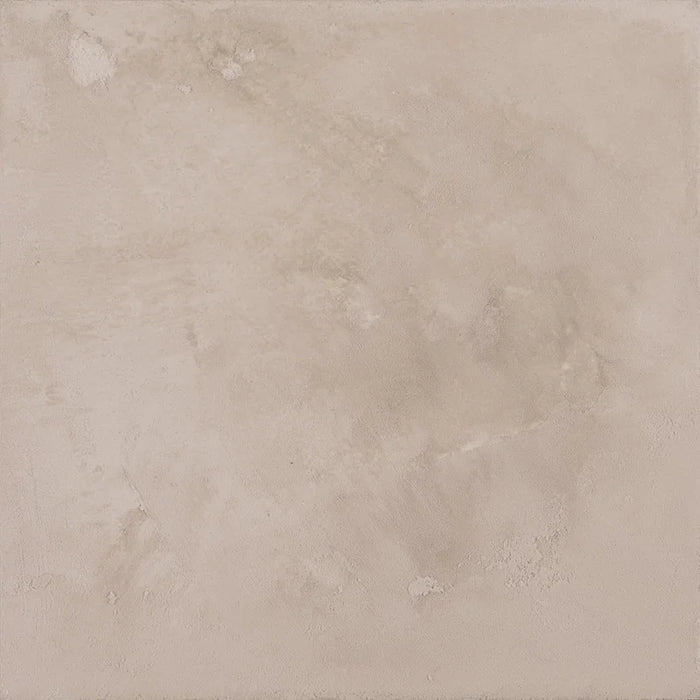 Dettaglio Piastrella da pavimento e rivestimento in gres porcellanato serie Terra di Marca Corona, effetto cotto, formato 20x20 cm, Colore Grigio