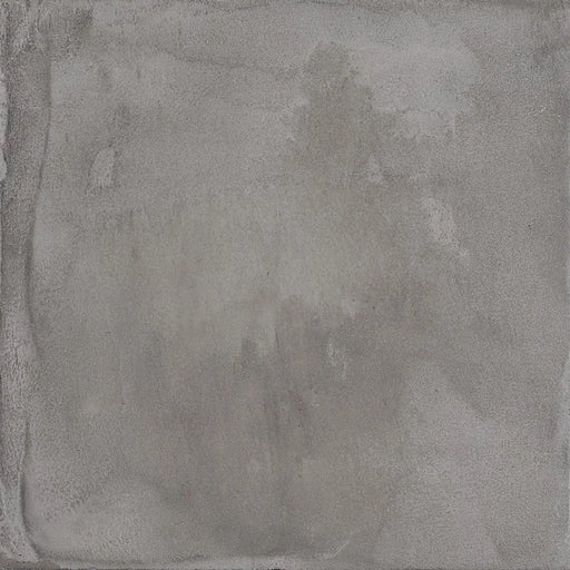 Dettaglio Piastrella da pavimento e rivestimento in gres porcellanato serie Terra di Marca Corona, effetto cotto, formato 20x20 cm, Colore Antracite