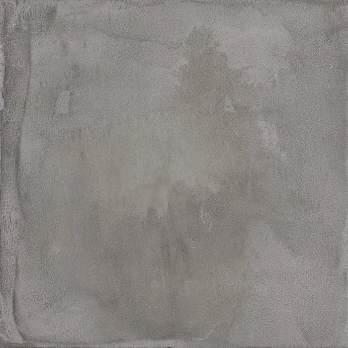 Dettaglio Piastrella da pavimento e rivestimento in gres porcellanato serie Terra di Marca Corona, effetto cotto, formato 20x20 cm, Colore Antracite