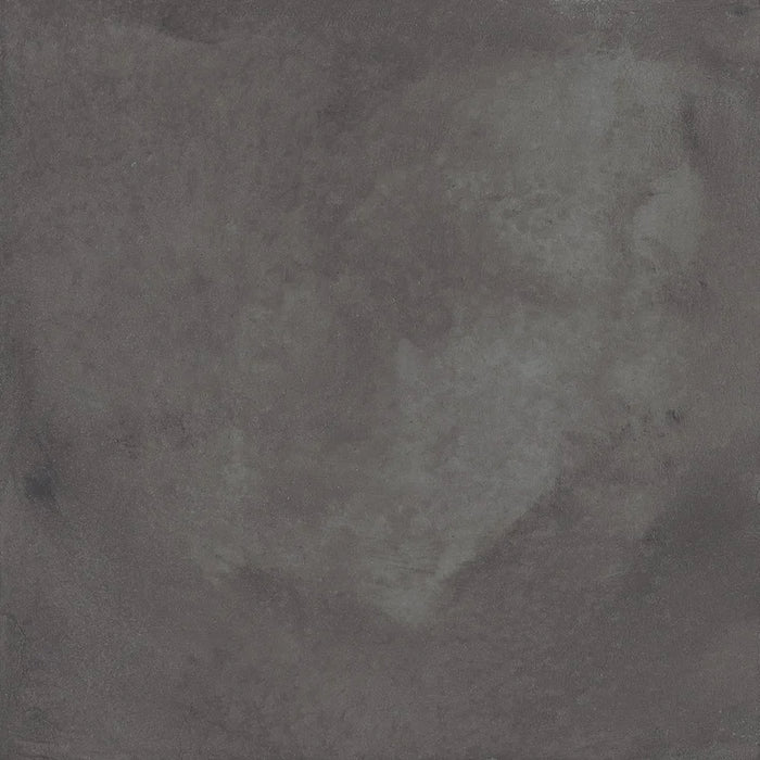 Dettaglio Piastrella da pavimento e rivestimento in gres porcellanato serie Terra di Marca Corona, effetto cotto, formato 20x20 cm, Colore Nero
