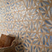 Dettaglio rivestimento in gres porcellanato serie Terracreta di Marca Corona, effetto cementina, formato 25x22 cm, Colore Dipinto Chamotte