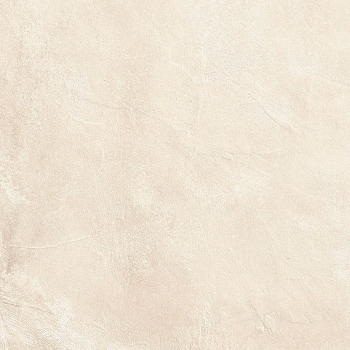 Piastrella per pavimento interno in gres porcellanato effetto cemento spatolato della collezione Terre Vive di Savoia Italia, formato 60x60 cm, colore Corda