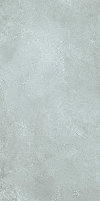 Piastrella per pavimento interno in gres porcellanato effetto cemento spatolato della collezione Terre Vive di Savoia Italia, formato 60x120 cm, colore Salvia