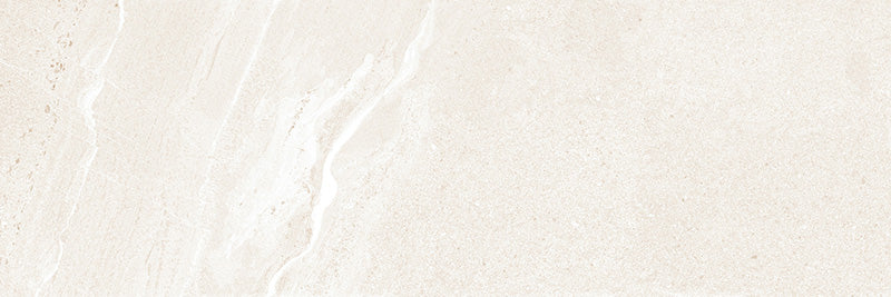 Dettaglio piastrella in bicottura effetto pietra piasentina della collezione Trex di Paul & Co Ceramiche, formato 25x75, colore Ivory