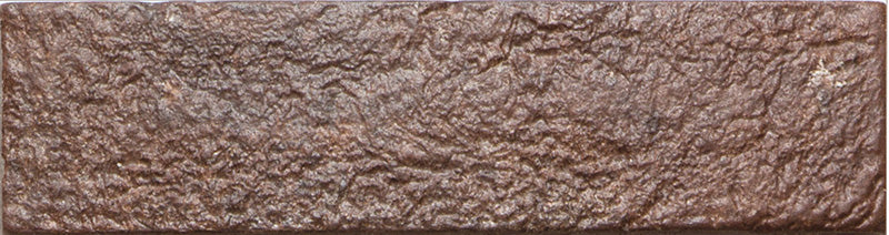 Dettaglio piastrella per pavimento e rivestimento in gres porcellanato effetto mattoncino opaco 6x25 cm della collezione Bristol, colore Umber di Ceramica Rondine