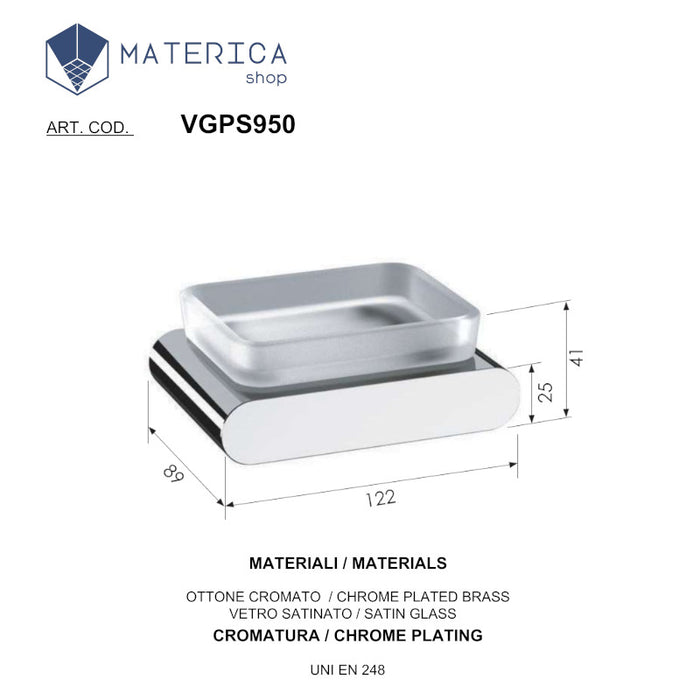 Temi - Porta sapone da parete