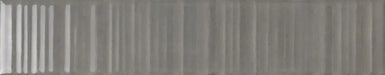 Dettaglio piastrella per rivestimento in gres porcellanato effetto mattoncino Lucido 4,5x23 cm della collezione Vibrant, colore Pewter di Ceramica Settecento