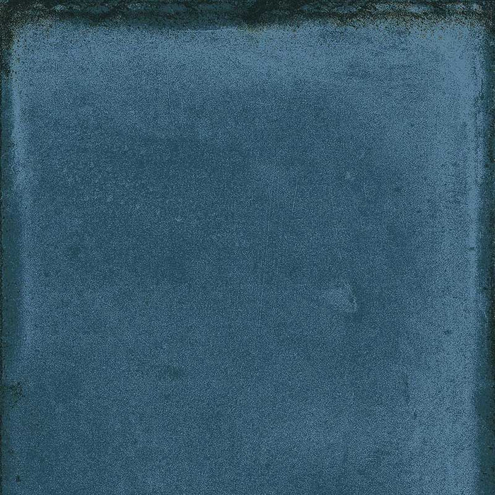 Dettaglio piastrella per rivestimento in gres porcellanato lucido della collezione Uptown di Ceramica Valsecchia, formato 15x15, colore Blue