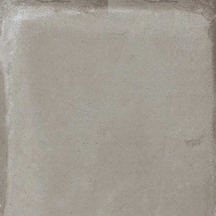 Dettaglio piastrella per rivestimento in gres porcellanato lucido della collezione Uptown di Ceramica Valsecchia, formato 15x15, colore Taupe