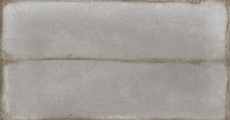 Dettaglio piastrelle per rivestimento in gres porcellanato effetto mattoncino della collezione Uptown di Ceramica Valsecchia, formato 7.5x30, colore Grey