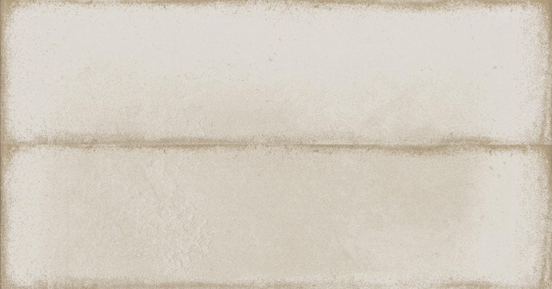 Dettaglio piastrelle per rivestimento in gres porcellanato effetto mattoncino della collezione Uptown di Ceramica Valsecchia, formato 7.5x30, colore Ivory