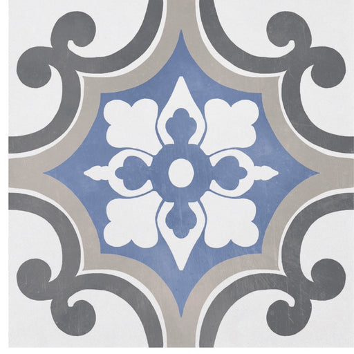 Dettaglio piastrella per pavimento e rivestimento in gres porcellanato effetto cementina moderna. Collezione Cementine di Ceramica Valsecchia, formato 20x20, Paint Color