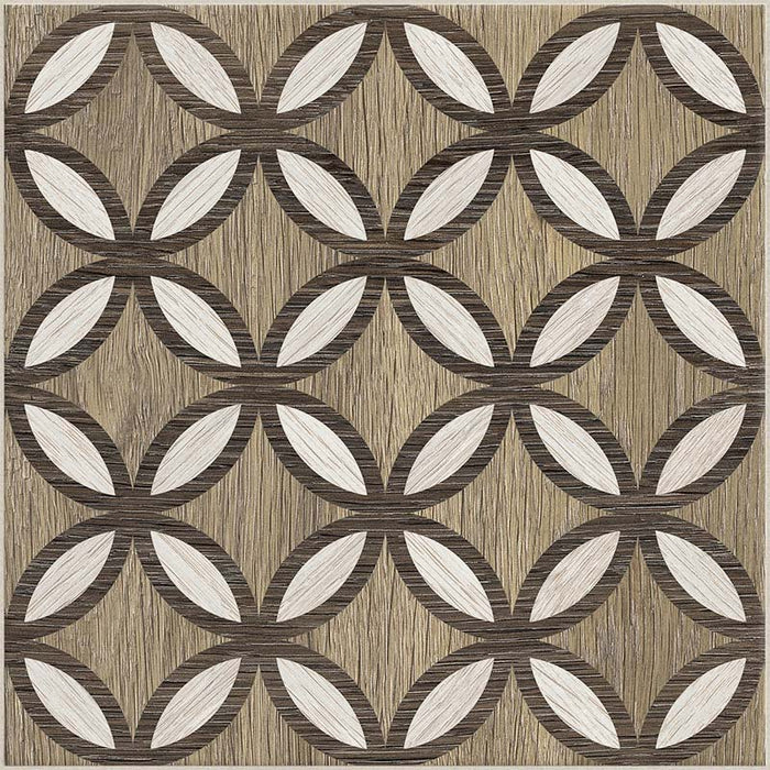 Dettaglio piastrella per pavimento e rivestimento in gres porcellanato effetto cementina decorata geometrica. Collezione Cementine Home di Ceramica Valsecchia, formato 20x20, A4