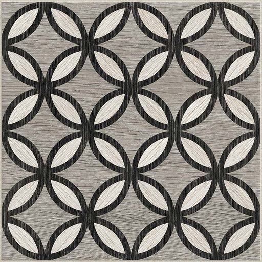 Dettaglio piastrella per pavimento e rivestimento in gres porcellanato effetto cementina decorata geometrica. Collezione Cementine Home di Ceramica Valsecchia, formato 20x20, C4
