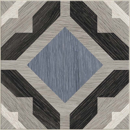 Dettaglio piastrella per pavimento e rivestimento in gres porcellanato effetto cementina decorata geometrica. Collezione Cementine Home di Ceramica Valsecchia, formato 20x20, C5