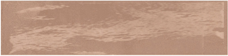 Dettaglio piastrelle per rivestimento in gres porcellanato effetto mattoncino della collezione Soft di Ceramica Valsecchia, formato 7.5x30, colore Bronze Glossy