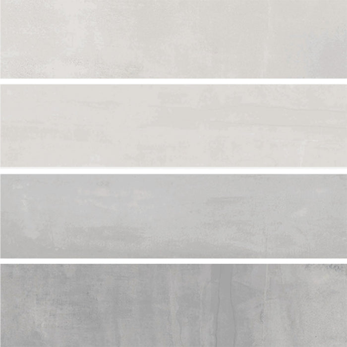 Dettaglio piastrelle in gres porcellanato effetto mattoncino della collezione Soft di Ceramica Valsecchia, formato 7.5x30, colore Grey Matt