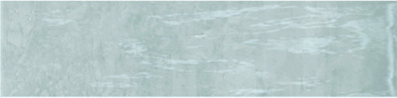 Dettaglio piastrella in gres porcellanato effetto mattoncino della collezione Soft di Ceramica Valsecchia, formato 7.5x30, colore Sky Glossy