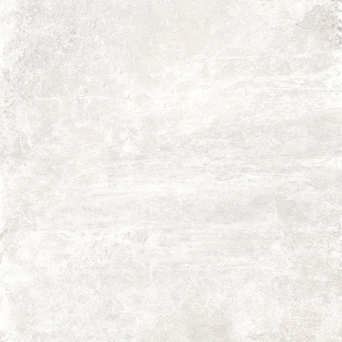 Dettaglio piastrella per pavimento e rivestimento in gres porcellanato effetto pietra ardesia. Collezione Ardesie di Ceramica Rondine, formato 60x60, White