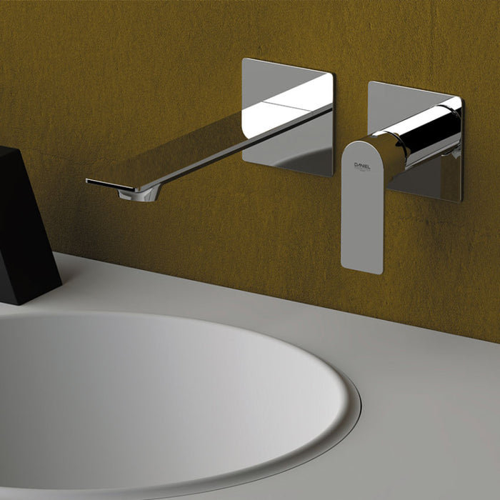 Ambition - Miscelatore lavabo a incasso su piastra doppia