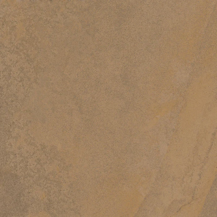 Dettaglio piastrella in gres porcellanato effetto pietra naturale per esterni della Collezione Amazzonia, formato 60x60 rettificato, colore Dragon Brown