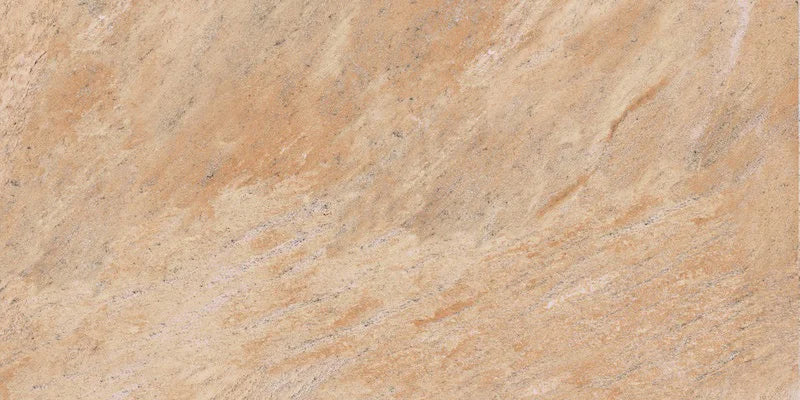 Dettaglio piastrella in gres porcellanato effetto pietra naturale quarzite della Collezione Amazzonia, formato 45x90 rettificato, colore Eldorado