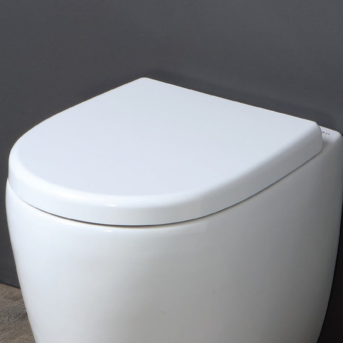 Amleto - Set sanitari sospesi senza Brida con coprivaso avvolgente