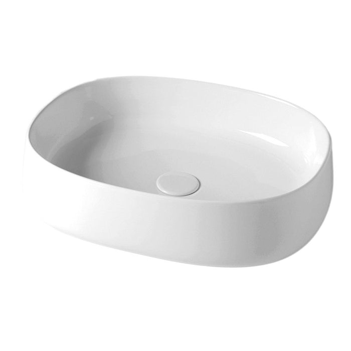 lavabo da appoggio Aida 62x42 di opera ceramiche