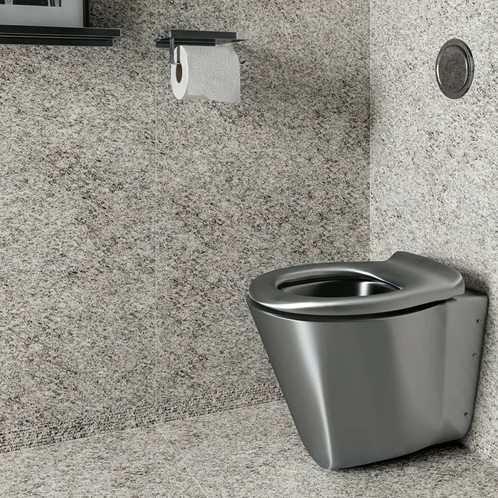 Dettaglio Piastrella da rivestimento in gres serie Brutus di 41zero42, effetto granito rigato opaco, formato 5x120 cm, Colore Brutus Rugged