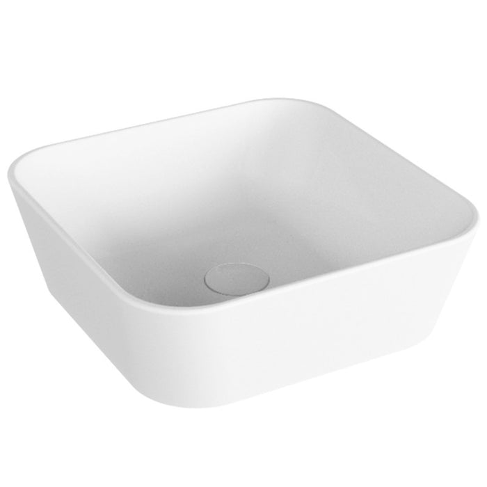lavabo da appoggio linea build 43x43 della collezione linea di matericashop