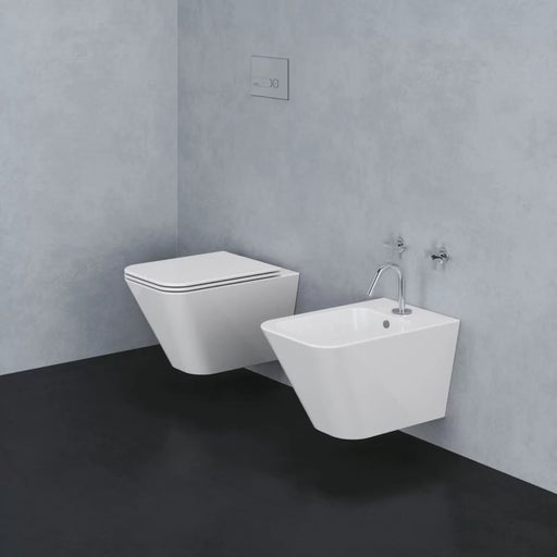 AMBIENTAZIONE DI bidet WC SOSPESO DELLA SERIE BUILD LINEA DI MATERICASHOP