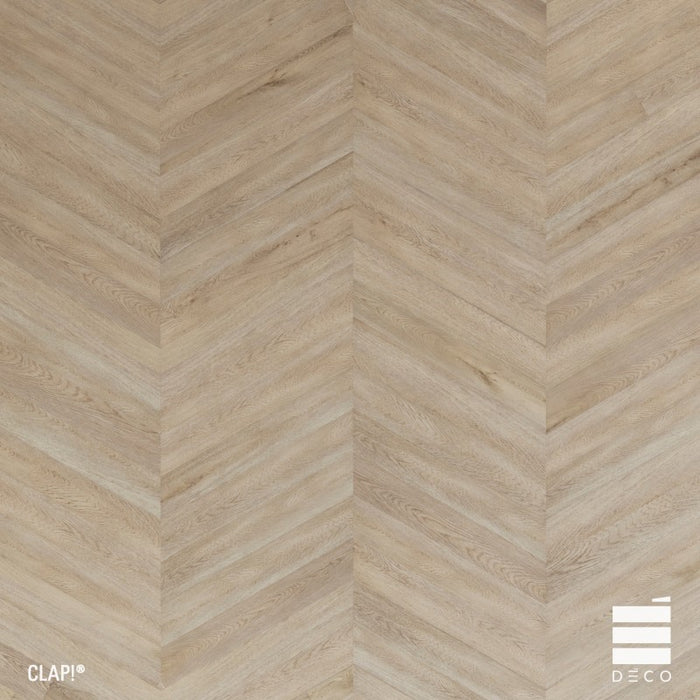 schema di posa di pavimento a incastro clap! 3d di deco decking in finitura eureka e formato spina ungherese