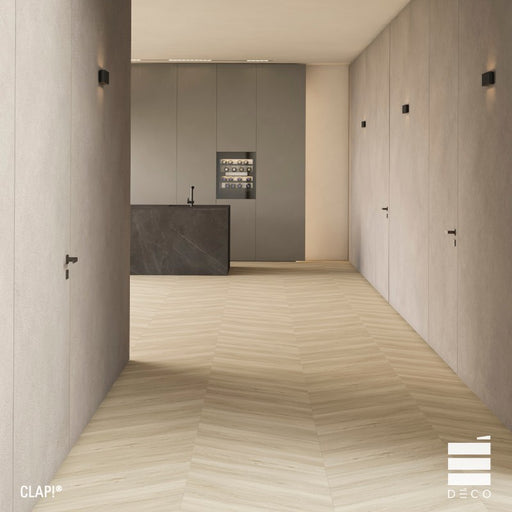 ambientazione di clap! 3d nambib di deco decking in formato spina ungherese