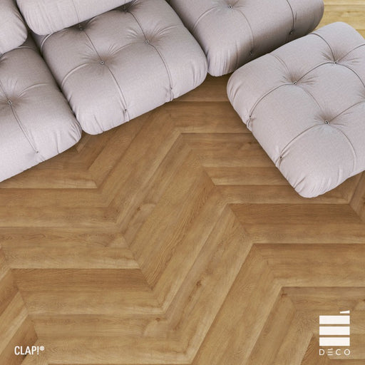 clap! 3d takla di deco decking in formato spina ungherese