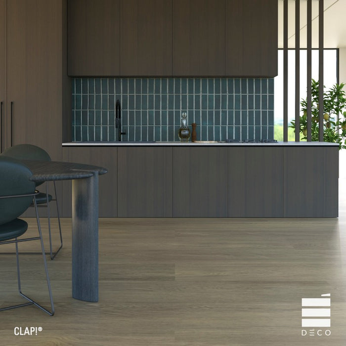 ambientazione di calp! 3d di deco decking in finitura zuma nel formato doga max