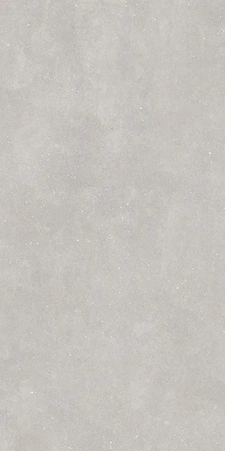 Dettaglio piastrella in gres porcellanato effetto cemento nuvolato per esterni con bordo bocciardato della collezione Concept di Casalgrande, formato 60x120 cm, colore Grey