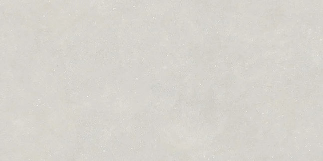 Dettaglio piastrella in gres porcellanato effetto cemento nuvolato della collezione Concept di Casalgrande, formato 30x60 cm, colore White