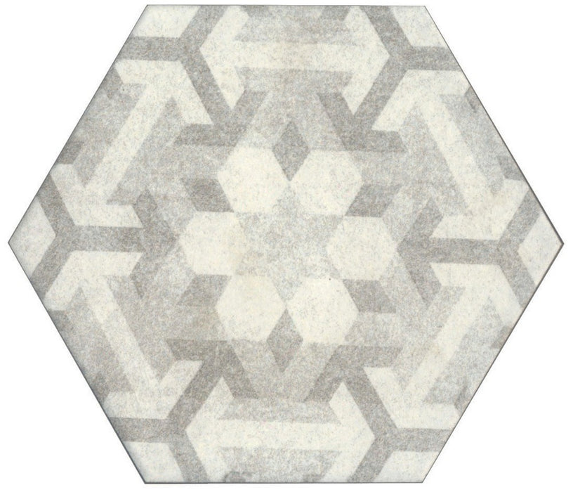 Keradom Esagone Cementi Decoro Misto 900 Ice Gres Esagonale Effetto ...