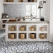 Pavimento Cucina in stile maiolica vietrese decorata. Gres Porcellanato in stile mediterraneo, Dolcevita Capri, Mac 3