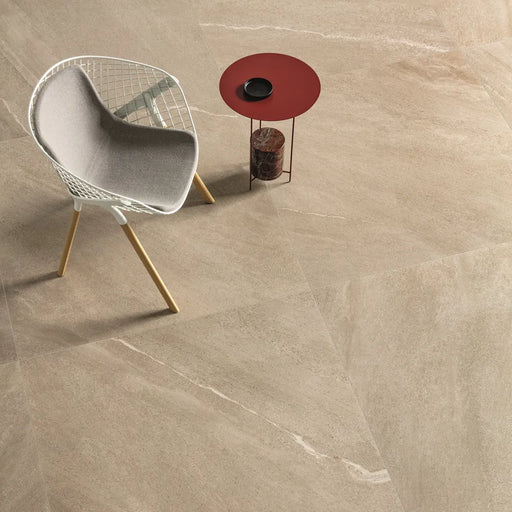 Pavimento per esterno in gres porcellanato antiscivolo R11, collezione Chorus di keope ceramiche colore Beige r11