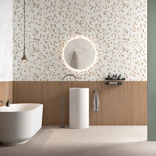 Piastrella Foliage della collezione Select di Herberia Ceramiche in formato 33x100