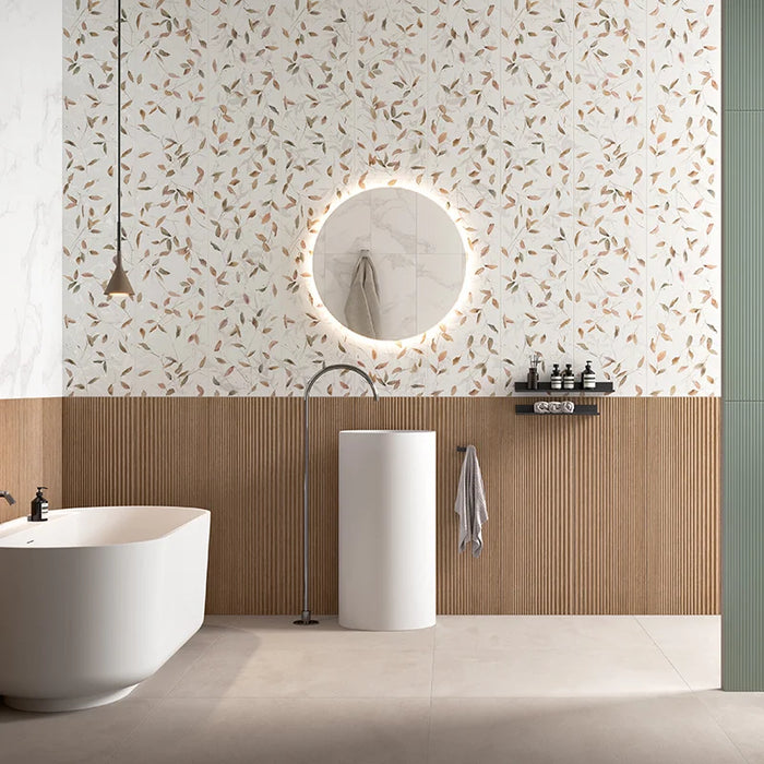 Piastrella Foliage della collezione Select di Herberia Ceramiche in formato 33x100