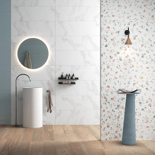 Piastrella Millefiori della collezione Select di Herberia Ceramiche in formato 33x100